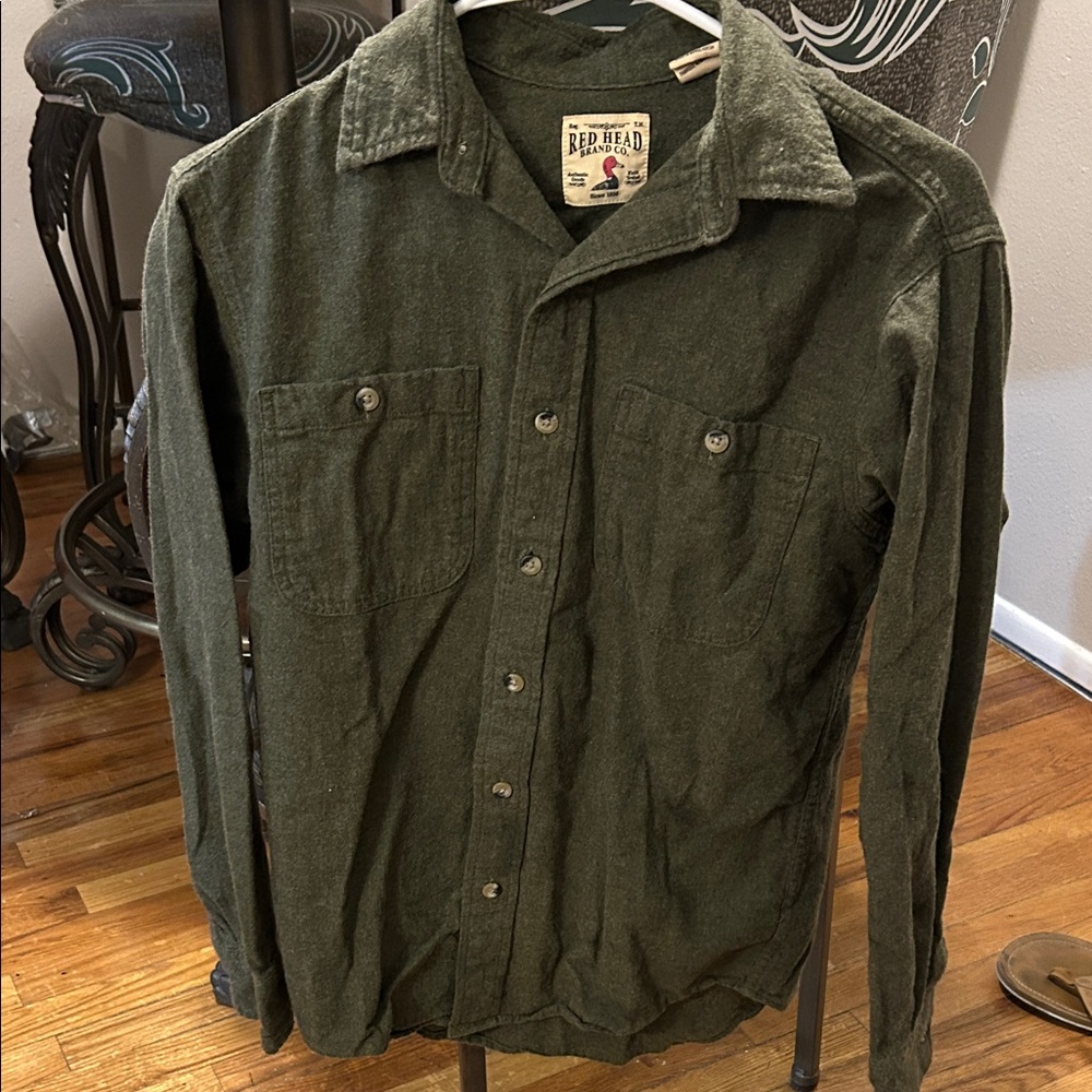 RedHead Men's Olive Shirt Jacket